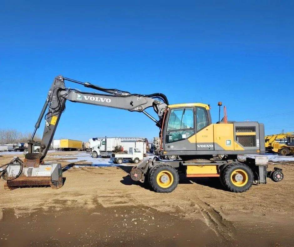 Wanted Railroad Equipment: VOLVO HI-RAIL WHEELED EXCAVATOR