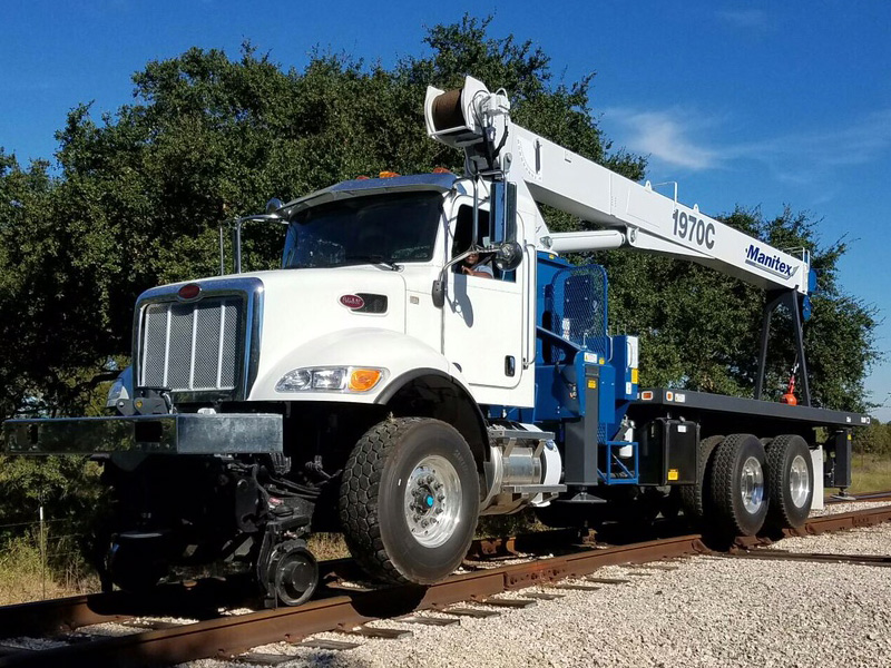 Wanted Hi-Rail Trucks: HEAVY DUTY HI-RAIL MANITEX CRANE TRUCK